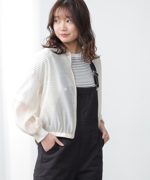 ジャケット ブルゾン シアーリブブルゾン|ZOZOTOWN |20