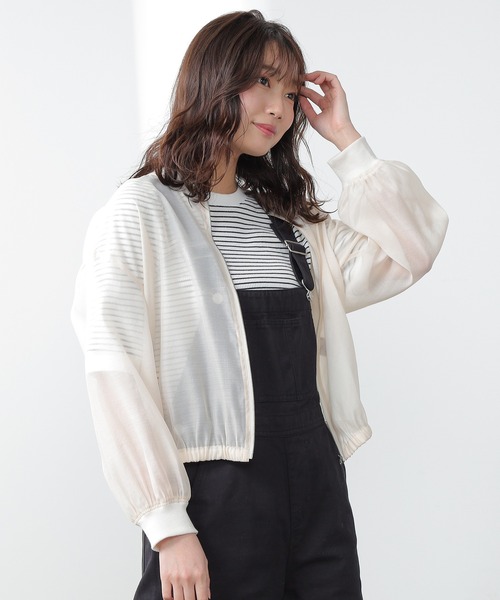 ジャケット ブルゾン シアーリブブルゾン|ZOZOTOWN |22