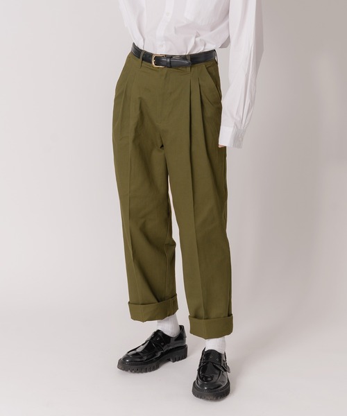 新品BELL STAMP WEAR FLAPPU CHINO チノパンパンツ L FLAPPU CHINO（BEIGE） | BELL STAMP WEAR - パンツ