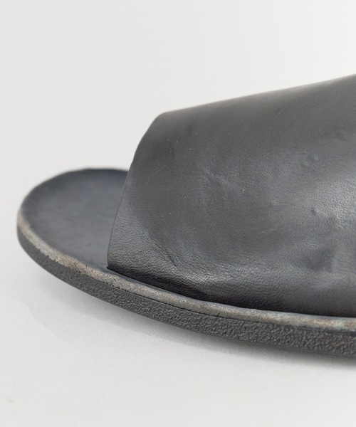 BRADOR ブラドール レザーサンダル size42 ブラドール BRADOR レザーサンダル （NERO） - ファッション通販