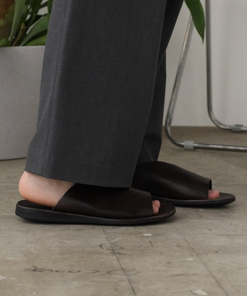 BRADOR ブラドール/レザーサンダル BRADOR サンダル BRADOR/ブラドール LEATHER SANDALS メンズ