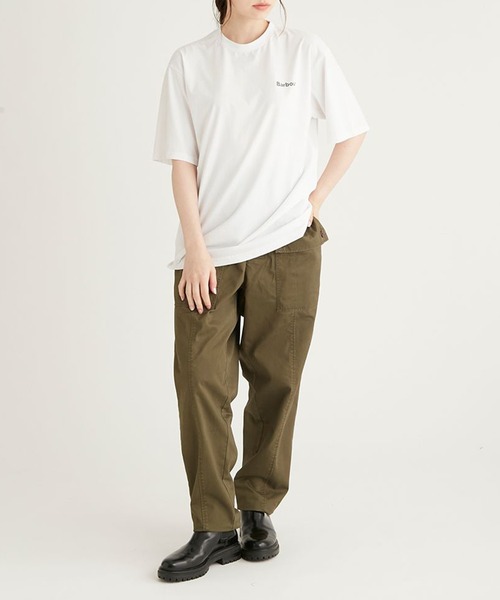 Barbour tシャツ 「Barbour」ブランドロゴTシャツ231MTSG004