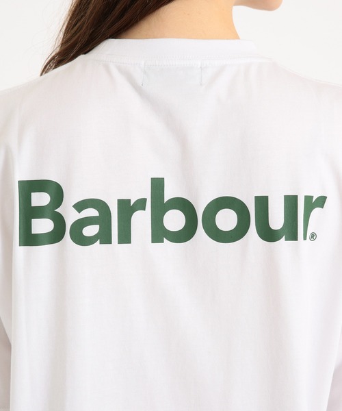 Barbour tシャツ 「Barbour」ブランドロゴTシャツ231MTSG004