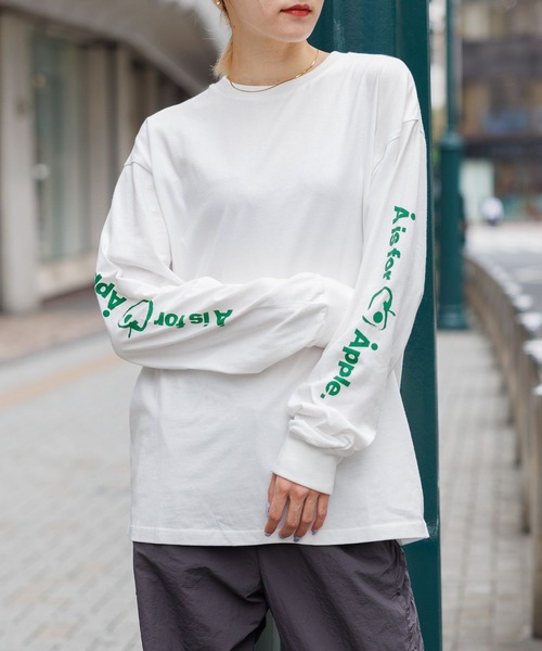 ALAND tシャツ 「UNISEX」ALAND／applelogo長袖Tシャツ 2973752