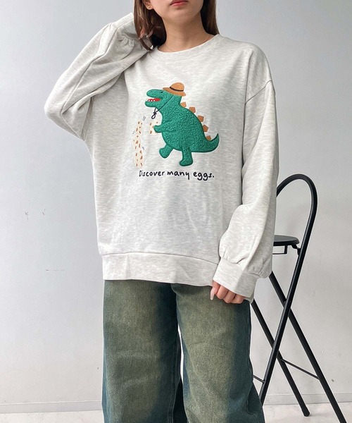 AS KNOW AS（アズノゥアズ） トレーナー スウェット ふわふわアニマル