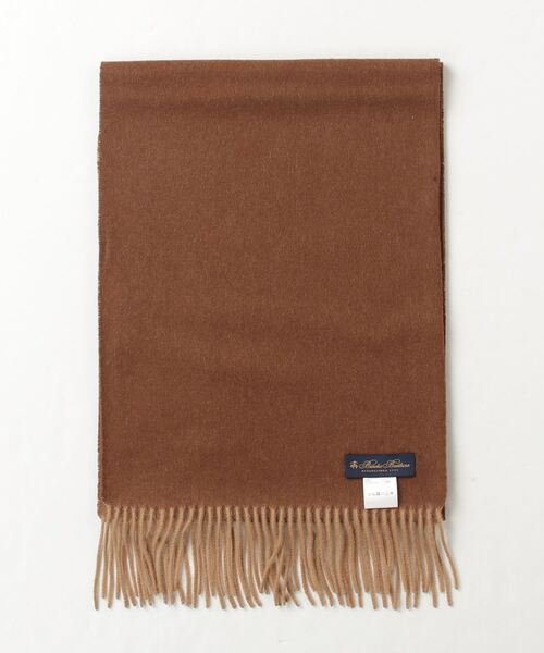 BROOKS BROTHERS マフラー カシミヤ ソリッド リバーシブル