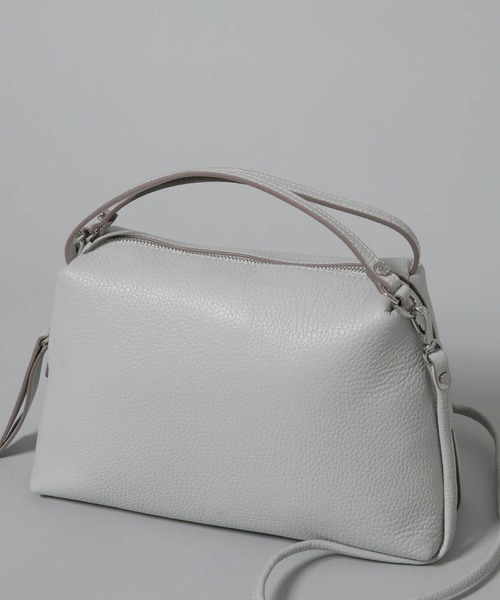 GIANNI CHIARINI 2way ショルダーバッグ M ALIFA ライトグレー GIANNI CHIARINI ショルダーバッグ バッグ CHIARINI/ALIFA