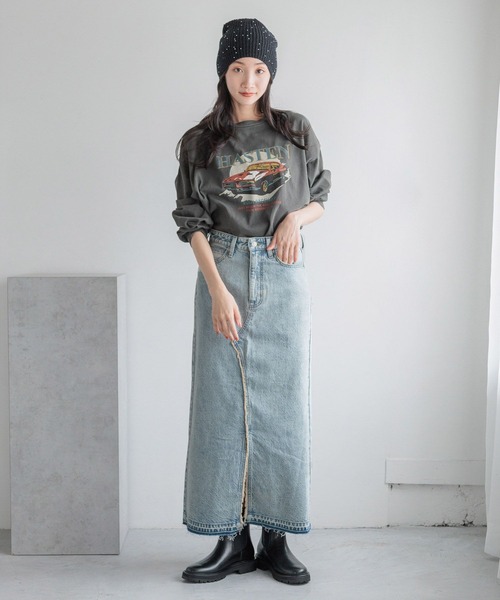 LOWRYS FARM tシャツ オリジナルロックTLS 108422 レディース