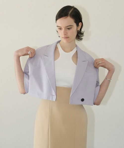 【CLANE 未使用品】CROPPED TAILORED JACKET CLANE（クラネ） ジャケット テーラードジャケット CROPPED TAILORED