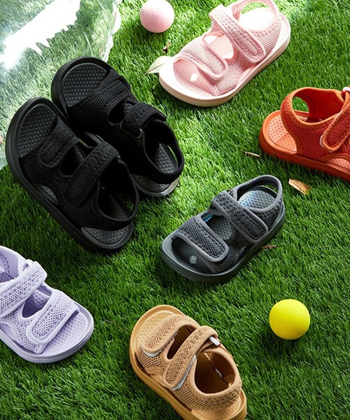サンダル キッズ 男女兼用クッションメッシュサンダル キッズ  