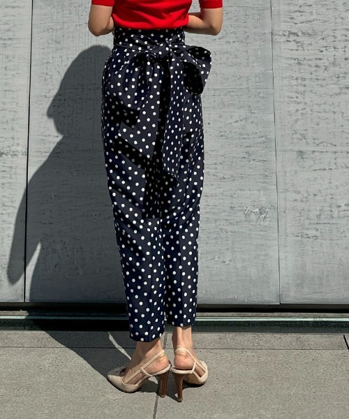 パンツ 美脚大人フレンチリボンパンツ レディース : ZOZOTOWN Yahoo!店