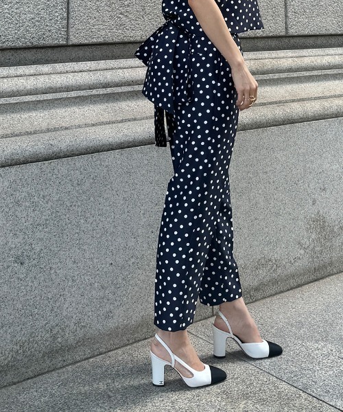 パンツ 美脚大人フレンチリボンパンツ レディース : ZOZOTOWN Yahoo!店