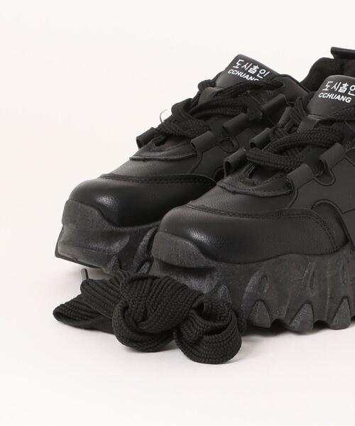 スニーカー 厚底 ダッド チャンキースニーカー レディース : ZOZOTOWN