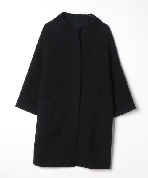 DRESSTERIOR（ドレステリア） ノーカラーコート 36 ブラック