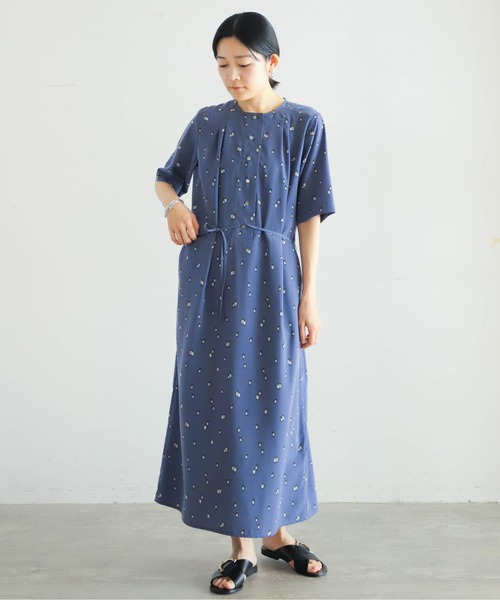 ワンピース ペンギンプリント クルーネックワンピース : ZOZOTOWN