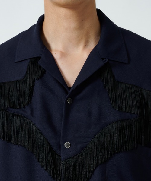 VIRILIS 半袖シャツ 48 TOGA VIRILIS シャツ Panel print S/S shirt メンズ : ZOZOTOWN