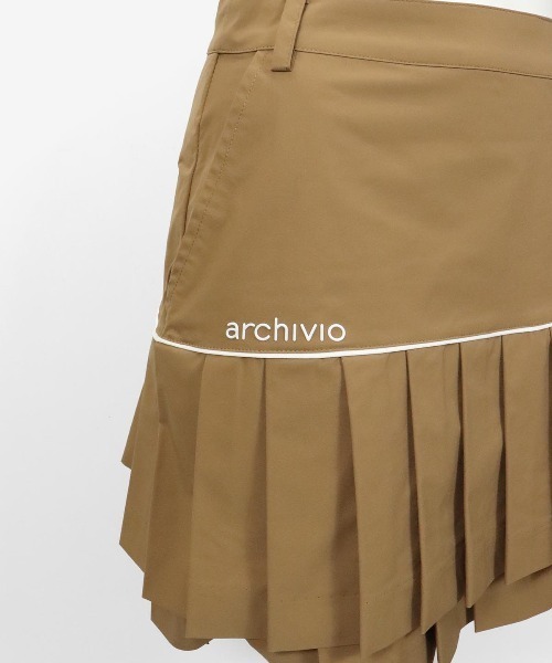 2段プリーツ撥水スカート(archivio) archivio｜2段プリーツ撥水スカート | Rakuten Fashion(楽天