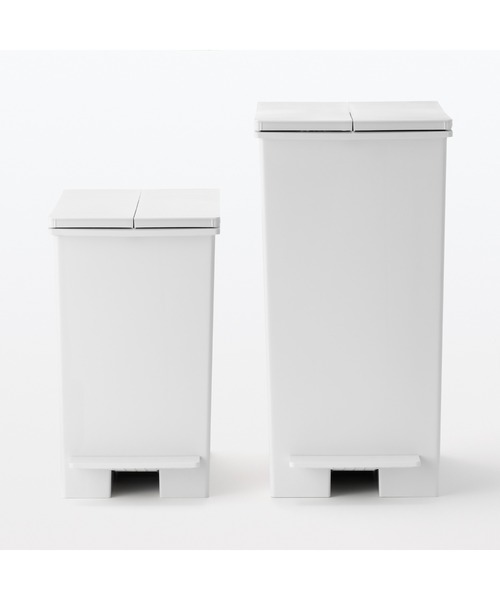 チョペ【一部新品】無印良品 ペダル式 ごみ箱 大 45L 2個セット 無印良品（MUJI） ゴミ箱 ダストボックス 再生ポリプロピレン入り