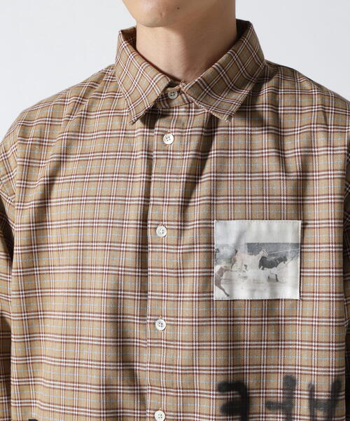 ロイヤルフラッシュ（ FLASH）/Guernika／ゲルニカ／Check Shirt (Cell Division)／RF−CS−4− ROYAL FLASH（ロイヤルフラッシュ） シャツ Guernika/ゲルニカ/Check