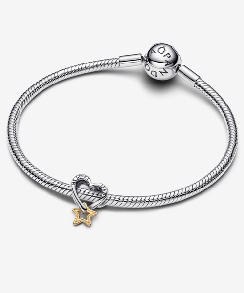 PANDORA ミッキー　チャーム　限定品　レア箱なしで発送 パンドラ（Pandora）☆ディズニー ポリッシュド ミッキー
