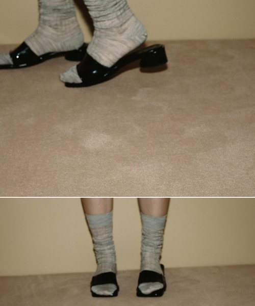 anuke サンダル Square Ecoleather Sandals レディース