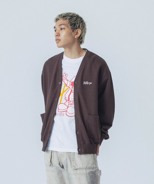 XLARGE（エクストラ ラージ） カーディガン EMBROIDERY SWEAT CARDIGAN