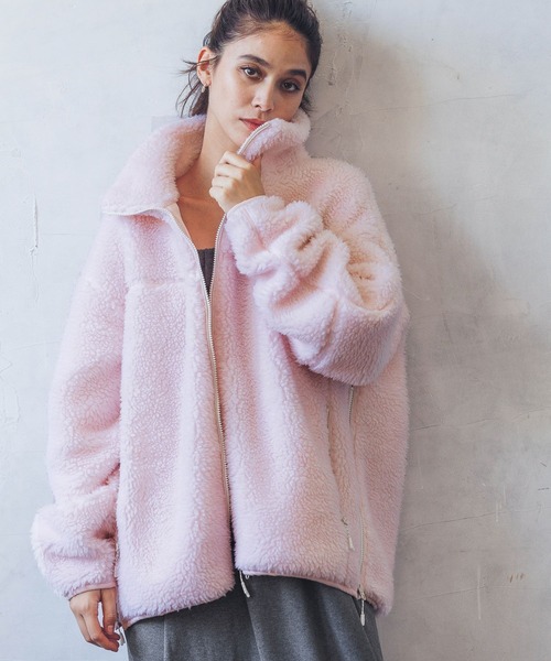 【新品未使用】メゾンドシャンティ ピンクブルゾン アウター ジャケット ピンク - マットサテン XS | ロンシャン JP