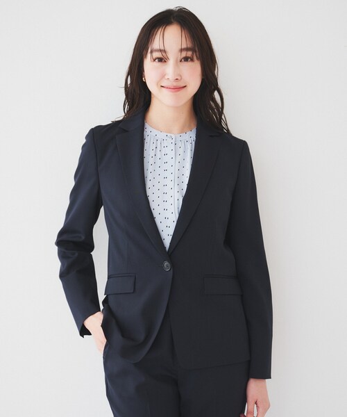 【新品】UNTITLE アンタイトル　スーツセット S 新品　リクルート UNTITLED（アンタイトル） ジャケット テーラードジャケット 「洗える