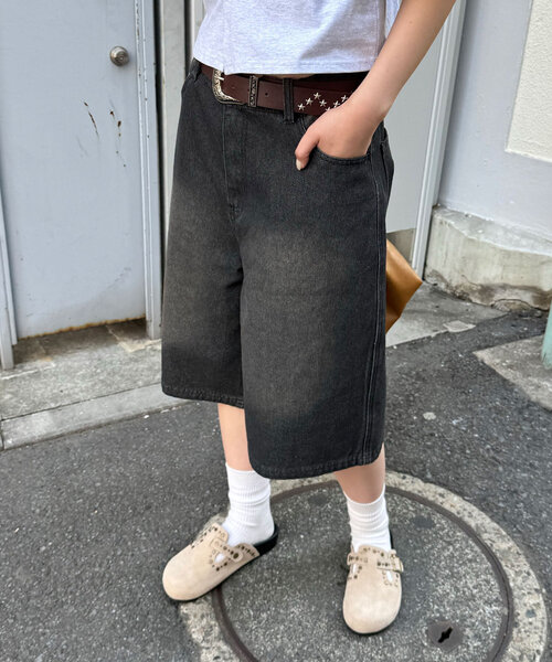 【最安値】FUNKYFUN バギーショーツ 6部丈 ハーフパンツ CIAOPANIC パンツ オーバーダイブラストバギーショーツ/ハーフ