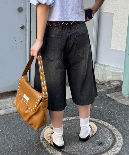 CIAOPANIC パンツ オーバーダイブラストバギーショーツ/ハーフ