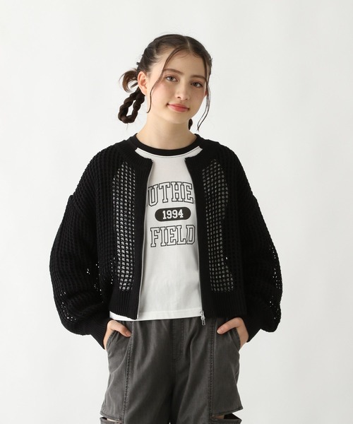 BEAMS（ビームス）12ゲージ メッシュ カーディガン（トップス