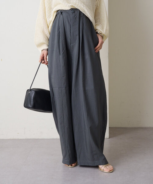 Omekashi（オメカシ） チノパン ドロストカーブパンツ レディース