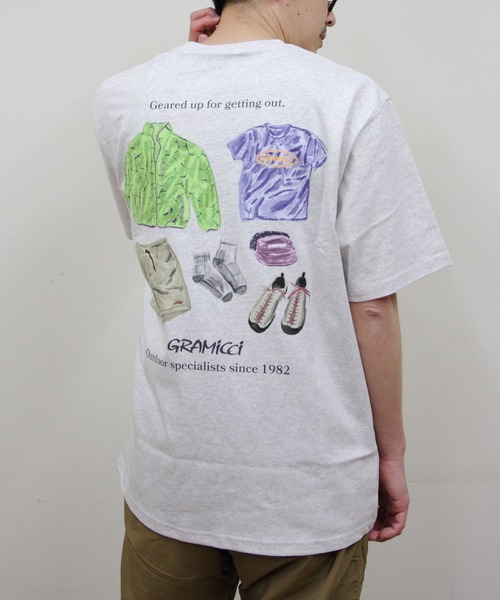 tシャツ Gramicci/グラミチ　ギアアップTEE　GEARED UP TEE　G5SU-T167 レディース メンズ ギアアップTシャツ｜GEARED UP TEE｜Gramicci｜グラミチ公式通販