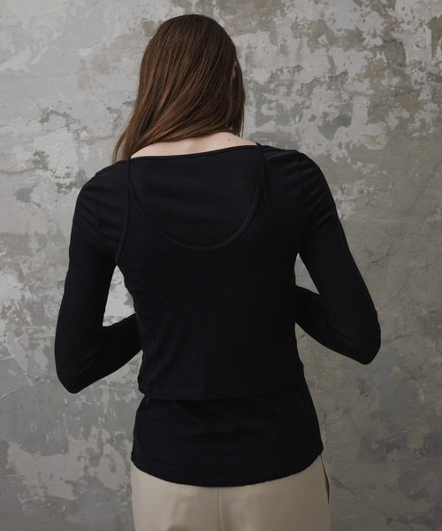 ADAM ET ROPE' tシャツ 「EMOELLE」キャミソールコンビロンT