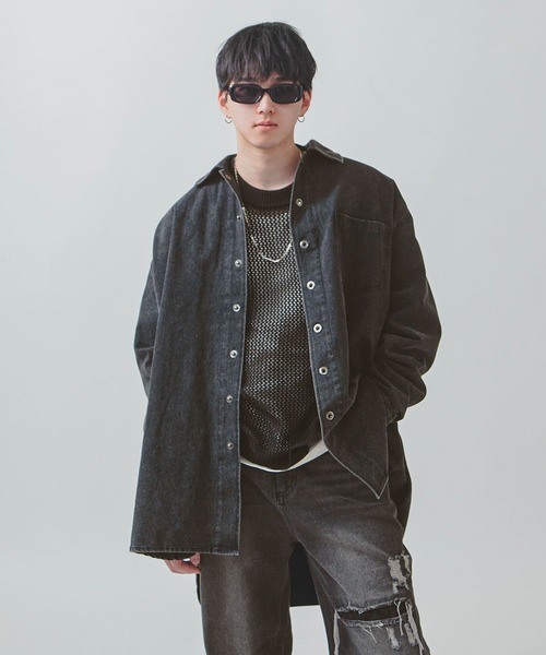 ZIP FIVE -White Line- シャツ 「White Line」 COTTON CANVAS