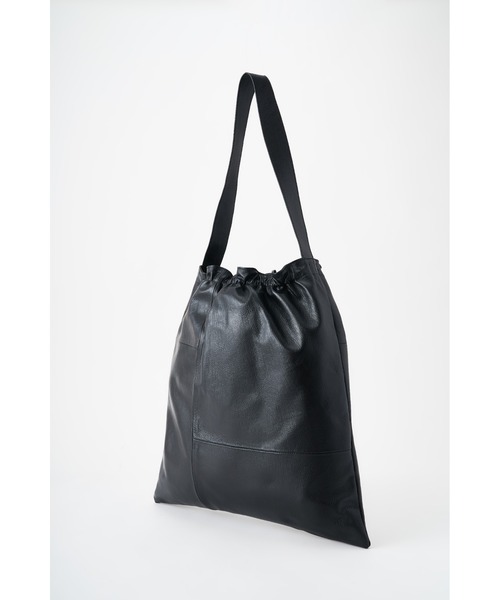 MOTO ゴート（山羊革）ブラックレザートートバッグ トートバッグ 「utta/ウッタ」ゴートレザー2WAY TOTEBAG /山羊革 /本革