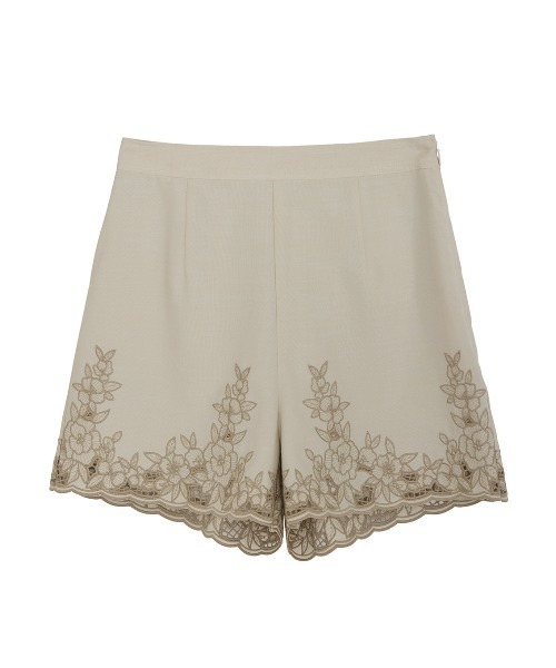 Ameri（アメリ） ワイドパンツ パンツ MEDI LACE EMBROIDERY SHORT
