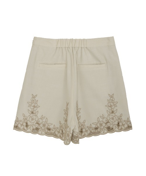 Ameri（アメリ） ワイドパンツ パンツ MEDI LACE EMBROIDERY SHORT