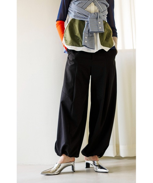 パンツ IRREGULAR PATTERN PT OMMO スラックス パンツ IRREGULAR PATTERN PT レディース