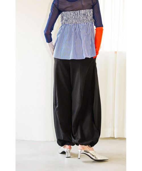 OMMO（オーエムエムオー） スラックス パンツ IRREGULAR PATTERN PT