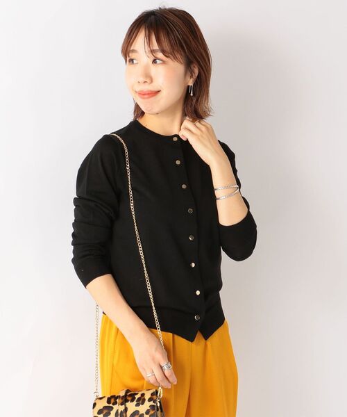 SHIPS any 「SHIPS any」 ニットカーディガン 38 ブラック レディース