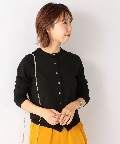 SHIPS any 「SHIPS any」 ニットカーディガン 38 ブラック レディース