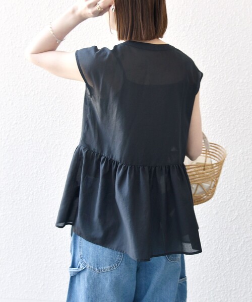 「SHIPS any」 ノースリーブブラウス ONE SIZE ベージュ レディース SHIPS any 「SHIPS any」 ノースリーブブラウス ONE SIZE