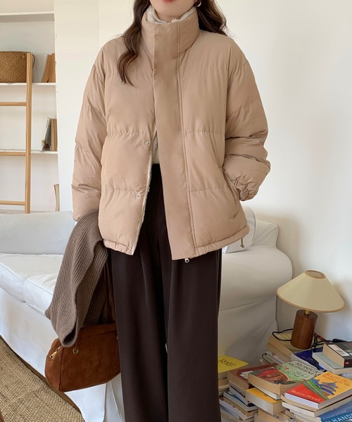 「Doula Doula」 ジップアップブルゾン L グレー レディース_画像6