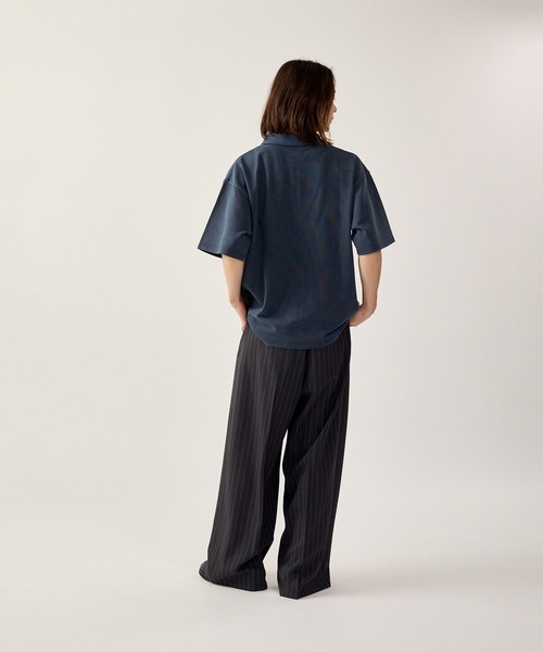 Futu-no-Stripe-Pants スラックス kutir パンツ STRIPE TUCK WIDE SLACKS／ストライプタックワイド
