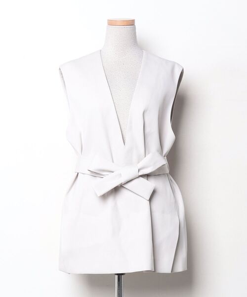 「UNITED ARROWS」 ノースリーブブラウス FREE ベージュ レディース