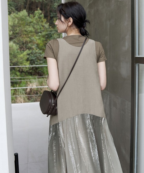 tageechita tシャツ 「tageechita」アシンメトリーボードネック