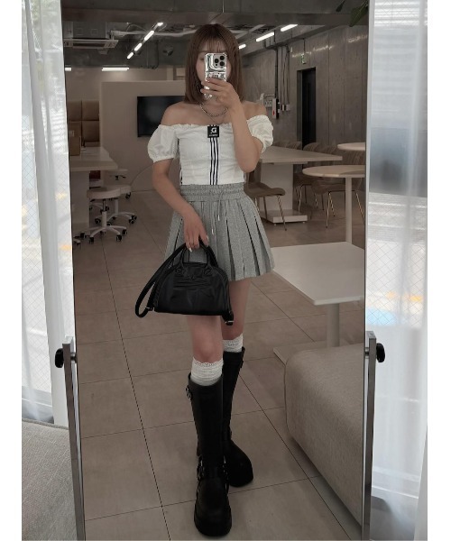 ダーリッチ　リメイクライクメッシュトップス　ネイビー ダーリッチ Darich リメイクライクメッシュトップス （ネイビー