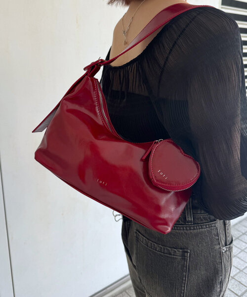 loti ハートポーチ付きホーボーBAG loti ハートポーチ付きホーボーBAG | mystic(ミスティック