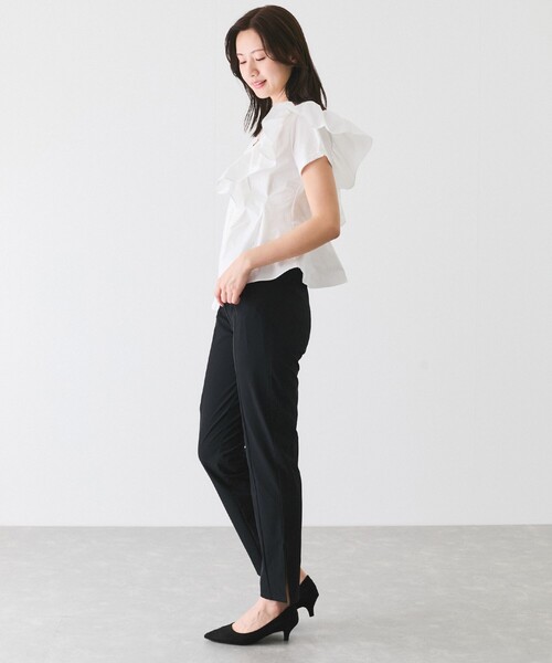 ♡ジェリー♡13日まで ジュン ジー Juun.J Distressed Denim Puckered Pants （Black